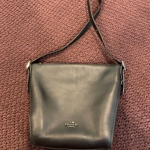 Coach Crossbody Bucket Bag in Black